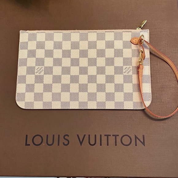 Louis Vuitton Handbags - NEW Louis Vuitton Neverfull Azur Pouch Pouchette